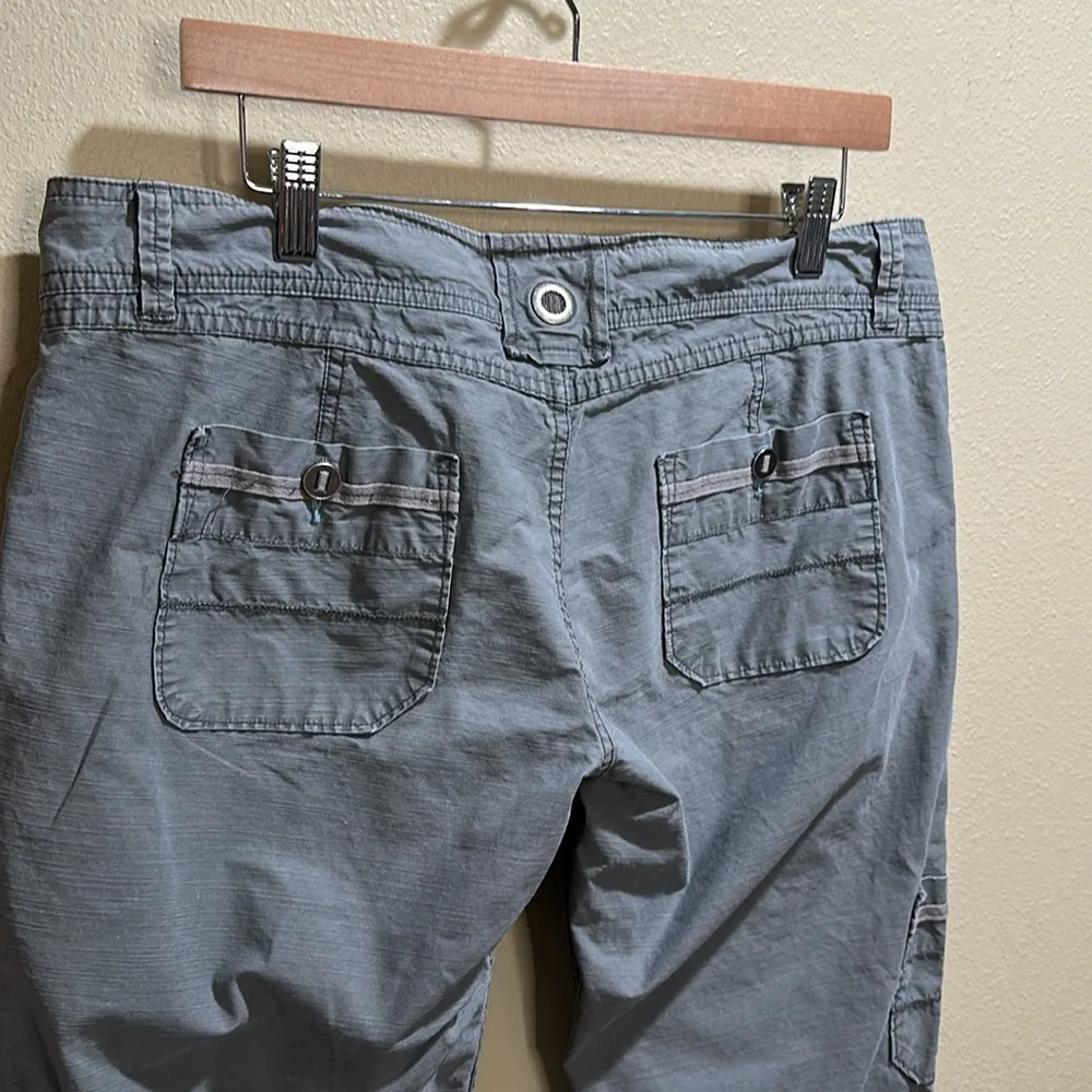 Horny Toad size 10 Army Green Khaki Cargo Pants - Image 5