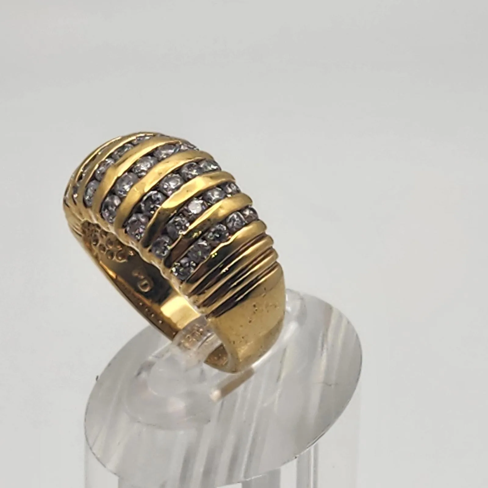 Premier Designs Dedication Gold Tone & Clear Rhinestone Ring (7) - Image 5