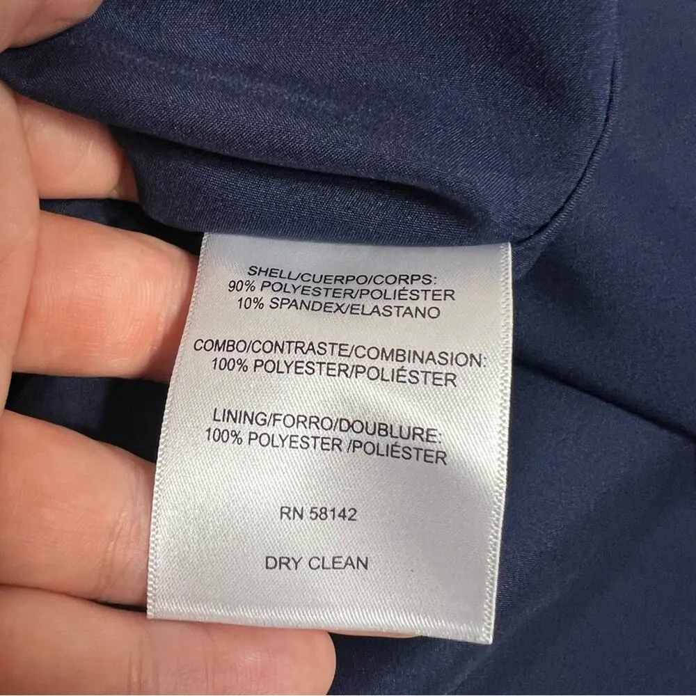 Gal Meets Glam Yvonne Navy One Shoulder
Bow Dress Sz 0 - Image 8