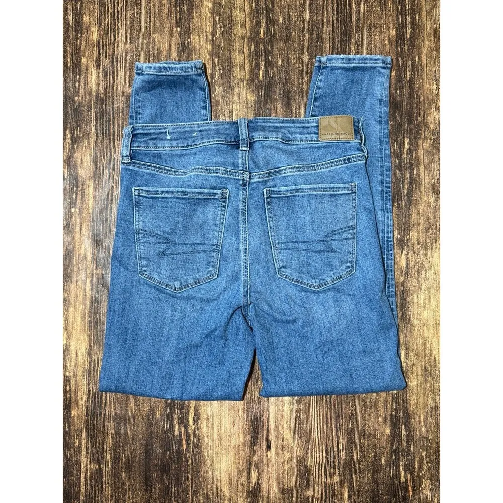 American Eagle Next Level Stretch Skinny Hi Rise Jegging Size 8 - Image 6