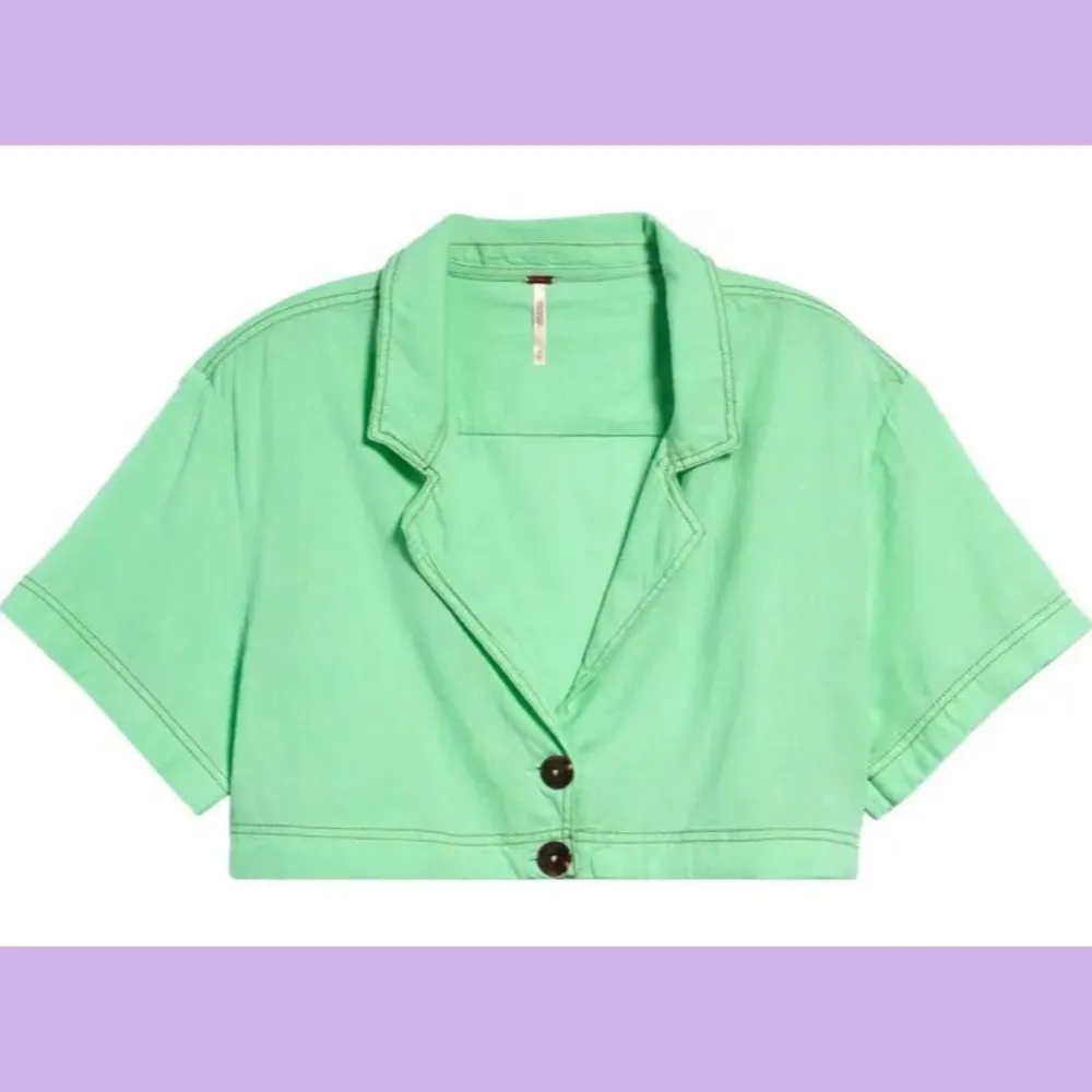 NWT  Honeydew Crop Blouse - Image 7