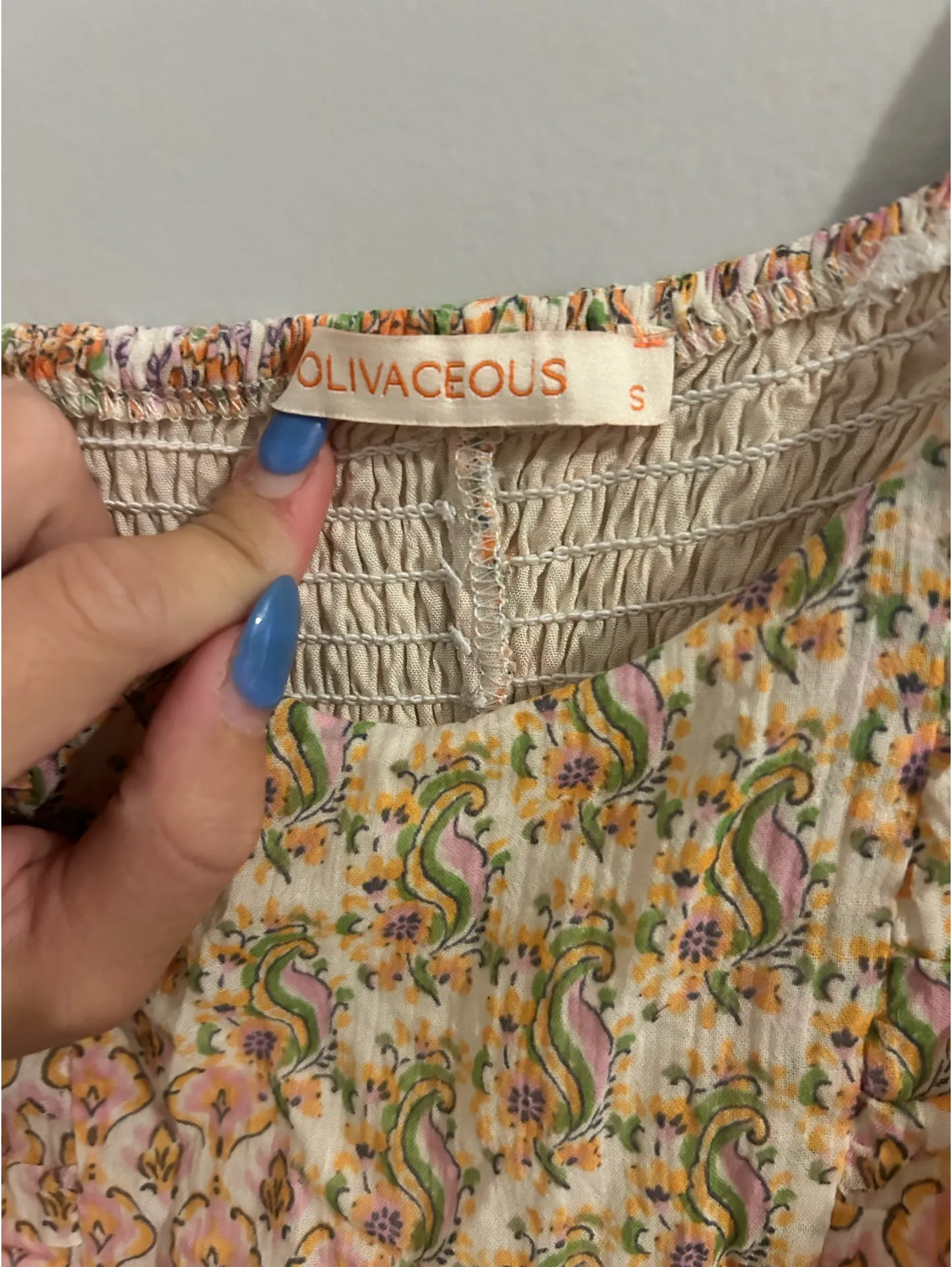 Olivaceous Dress Mini Floral - Image 2