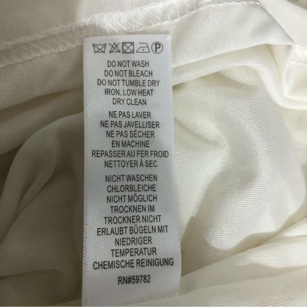 Adrianna Papell Bateau Neck Ivory Lace Cocktail Dress 8 EUC - Image 11