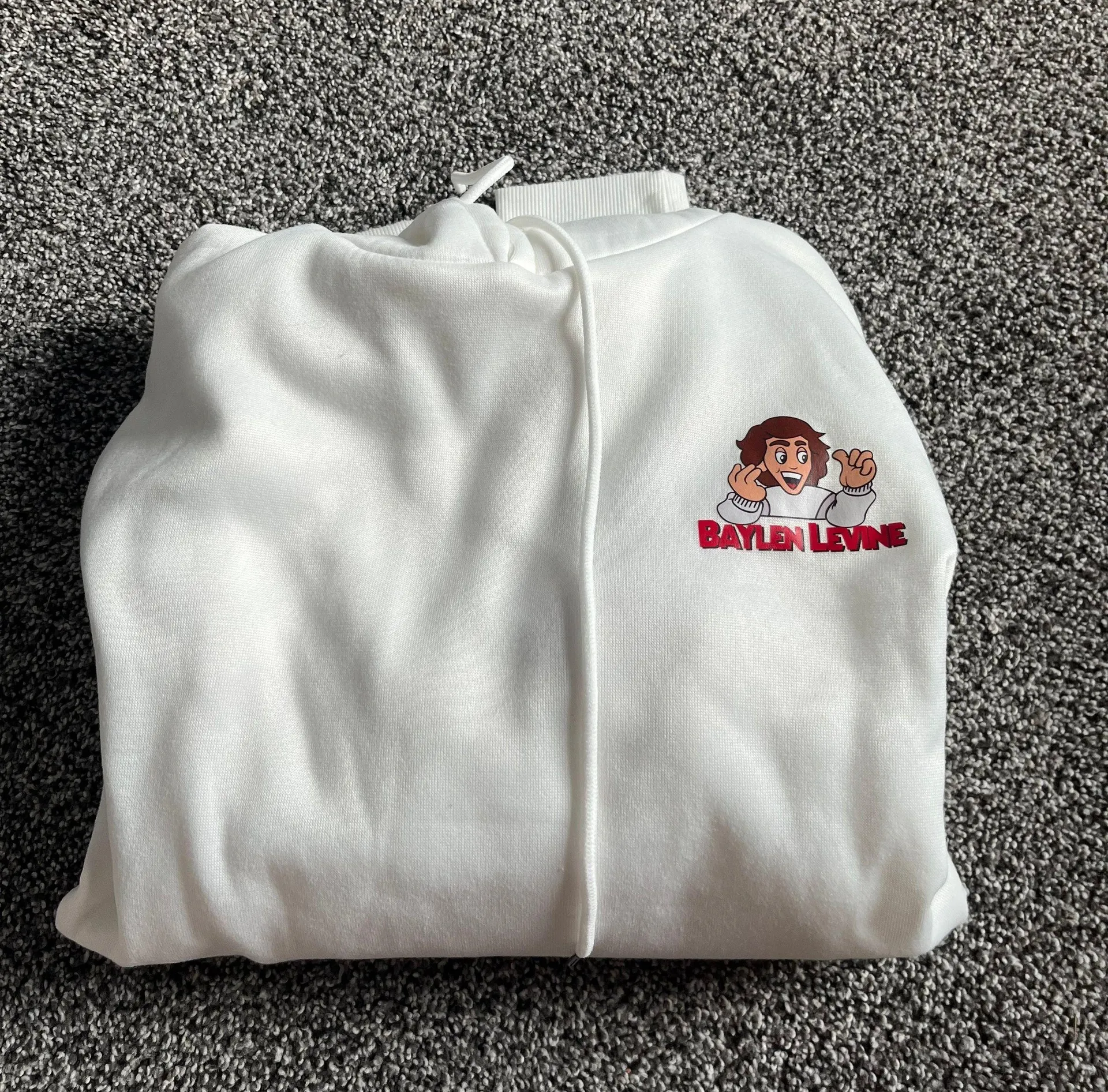 Baylen Levine hoodie White Size L - Image 2