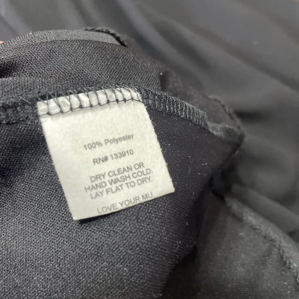 Show Me Your MUMU Lauren Tie Back Formal Bridesmaid Black Flowy Maxi Dress M‎ - Image 9