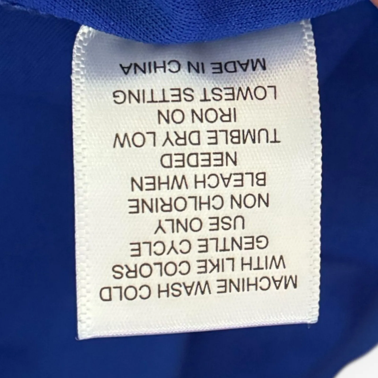 Crystal Doll Blue V Neck Ruffle Sleeve A Line Mini Dress M Back Zip Cocktail - Image 4