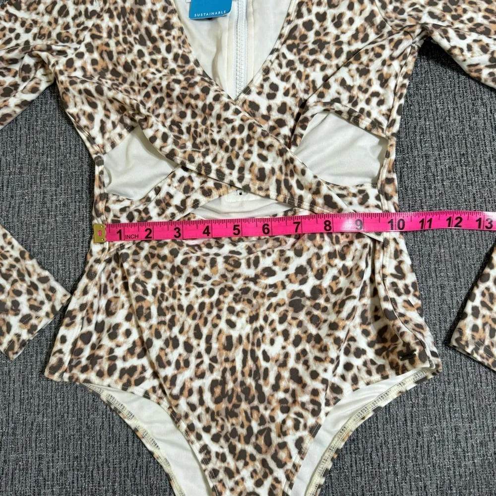 O’Neill Leo Monsoon Long Sleeve Cutout One Piece Rashguard Swimsuit - Image 14