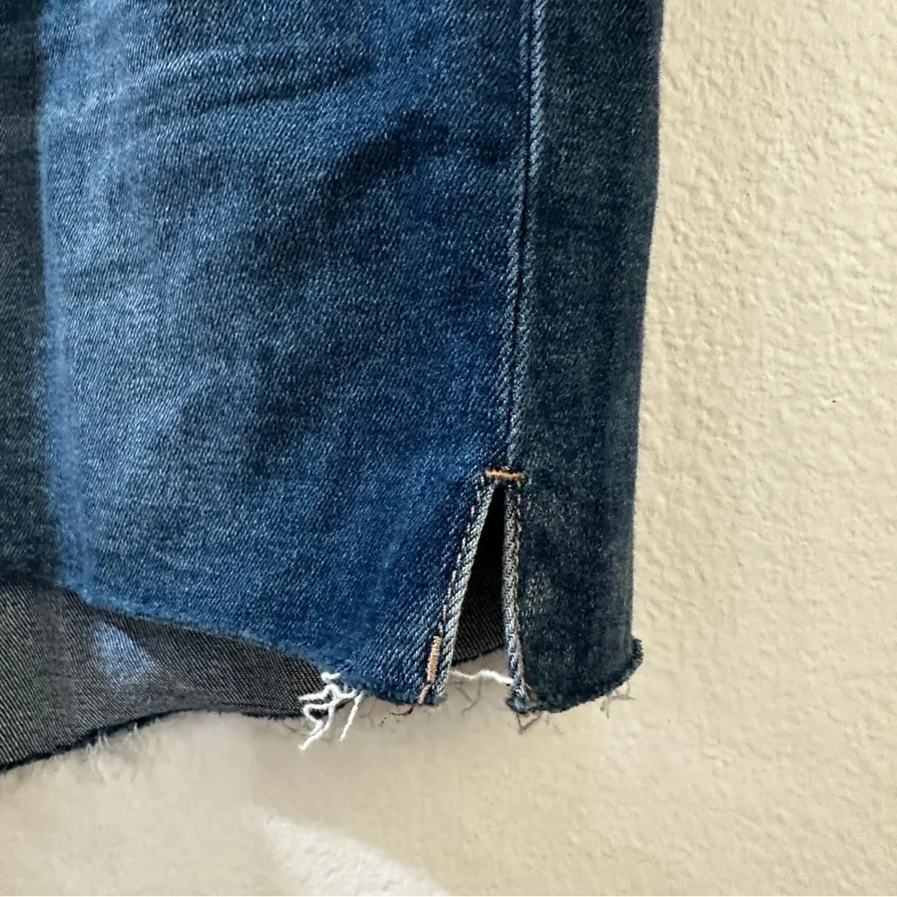 PAIGE Women's Denim Margot Shorts Raw Hem In Titus Destructed Wash Size 31 - Image 4