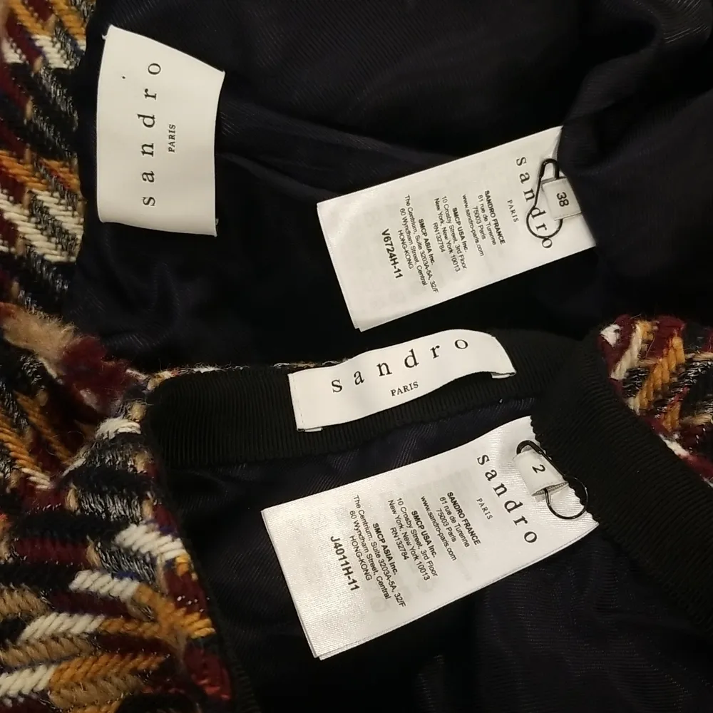 💕SANDRO PARIS💕 Matching Suit Set: Marianne BlazerJacket + Nasty Skirt ~ 38 EU - Image 16