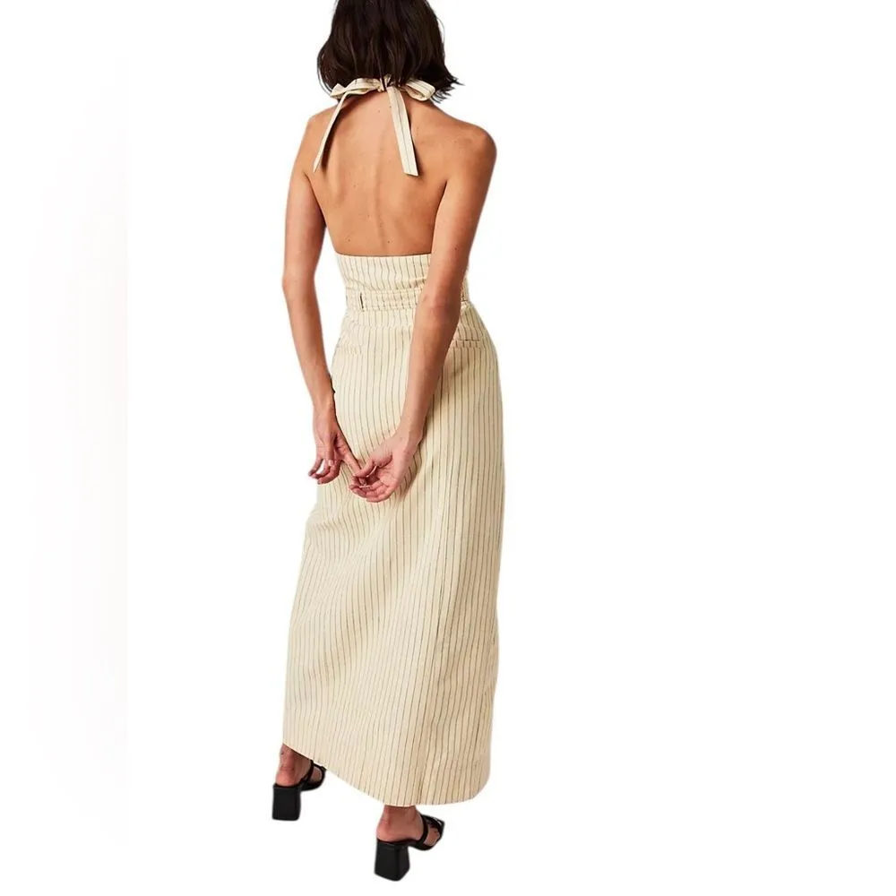 Free people Take A Chance Halter Midi Dress 6 - Image 2