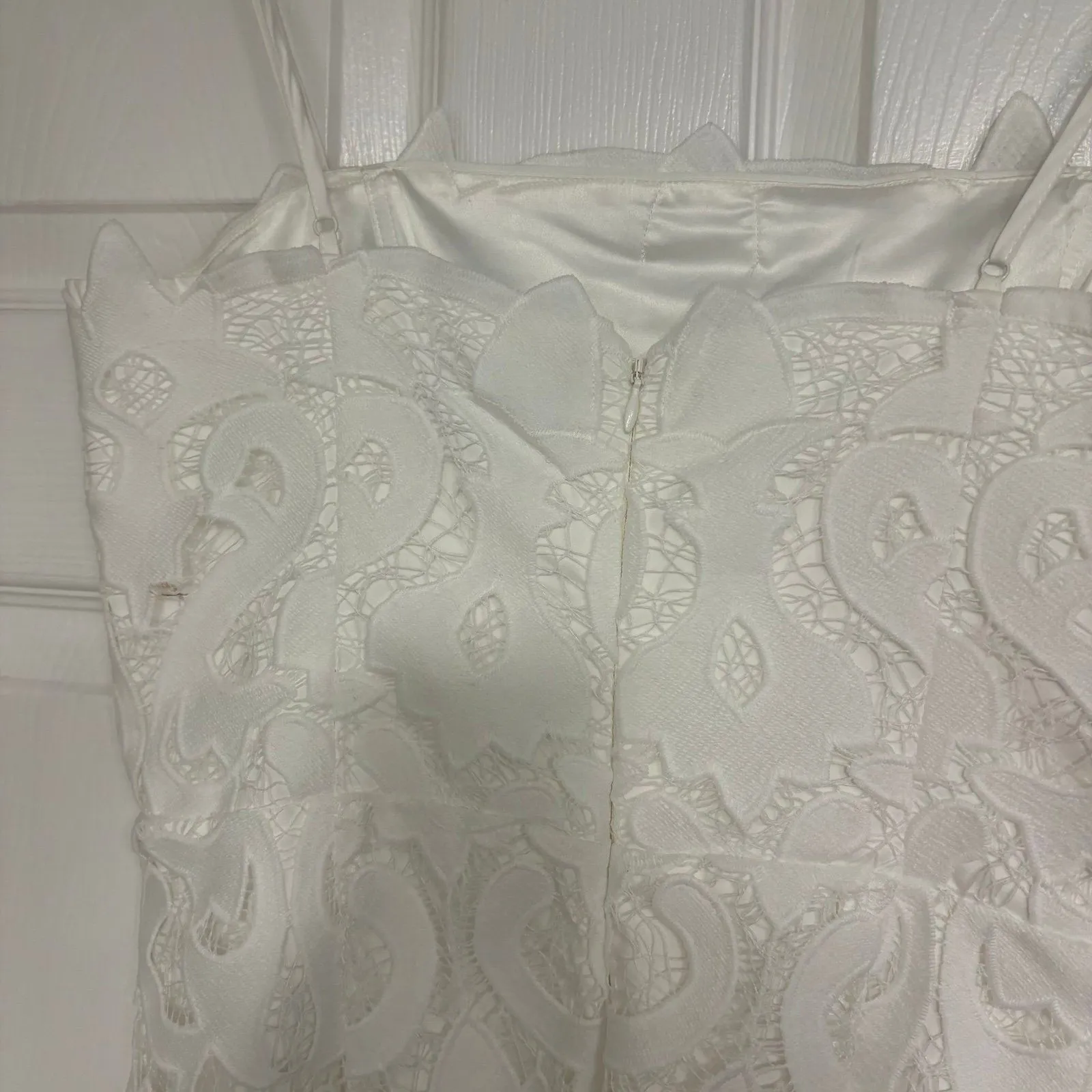 Bardot ‎ White Lina Lace Dress Size 10 - Image 6