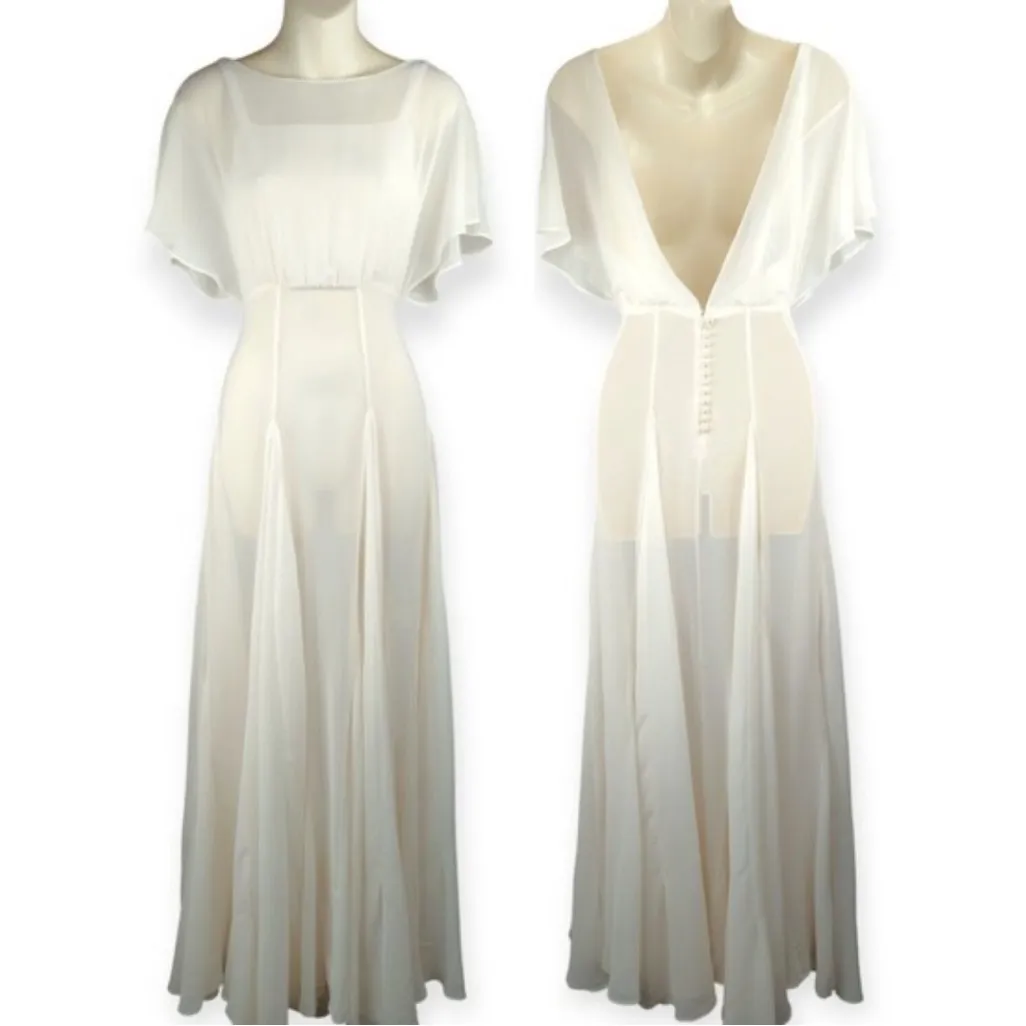 Endsource Ukulele Brand Marilyn Dress Sheer Flowy Romantic Size undefined - Image 10