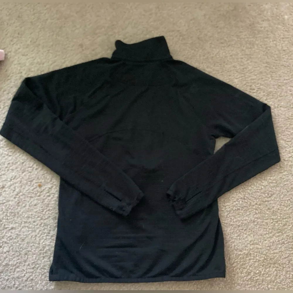 Marmot Black Long Sleeve Quarter Zip Shirt Size Small - Image 4