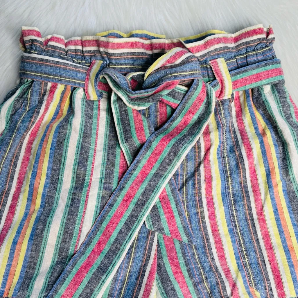 Marine Layer Audrey Striped Paperbag Shorts - Image 2
