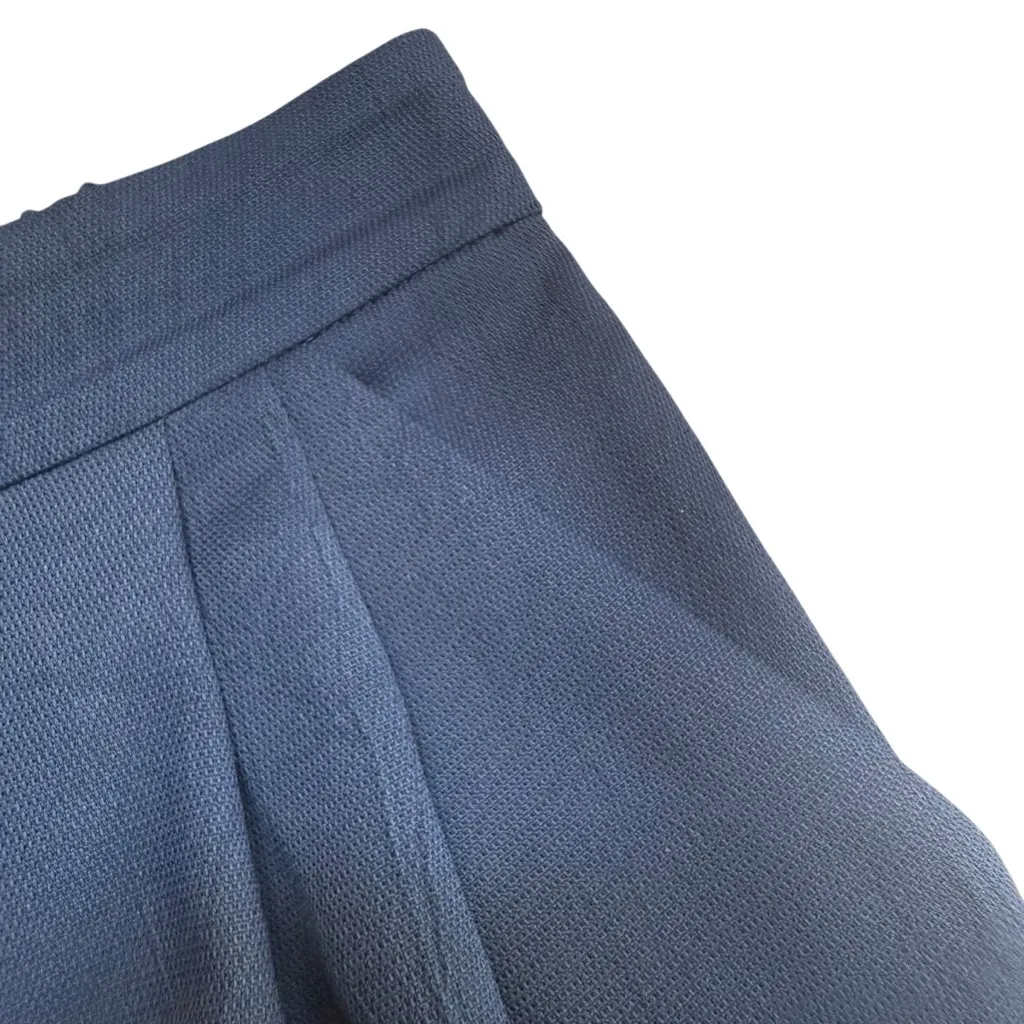 Derek Lam 10 Crosby Size‎ 00 Pleat Crepe Trouser Pants Navy Old Money Aesthetic - Image 3
