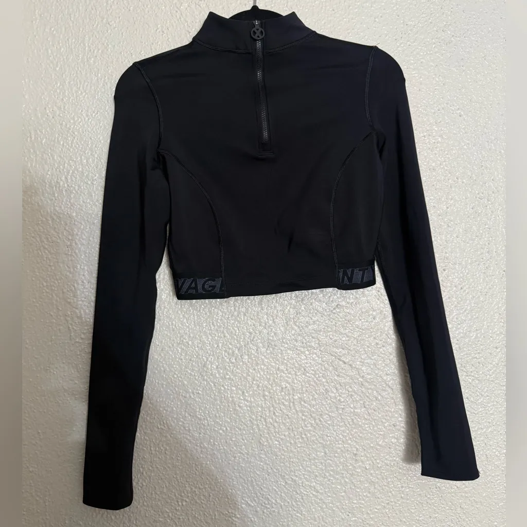 Savage X Fenty Sheer Black Long Sleeve MAIN PLAYER HALF - Image 3