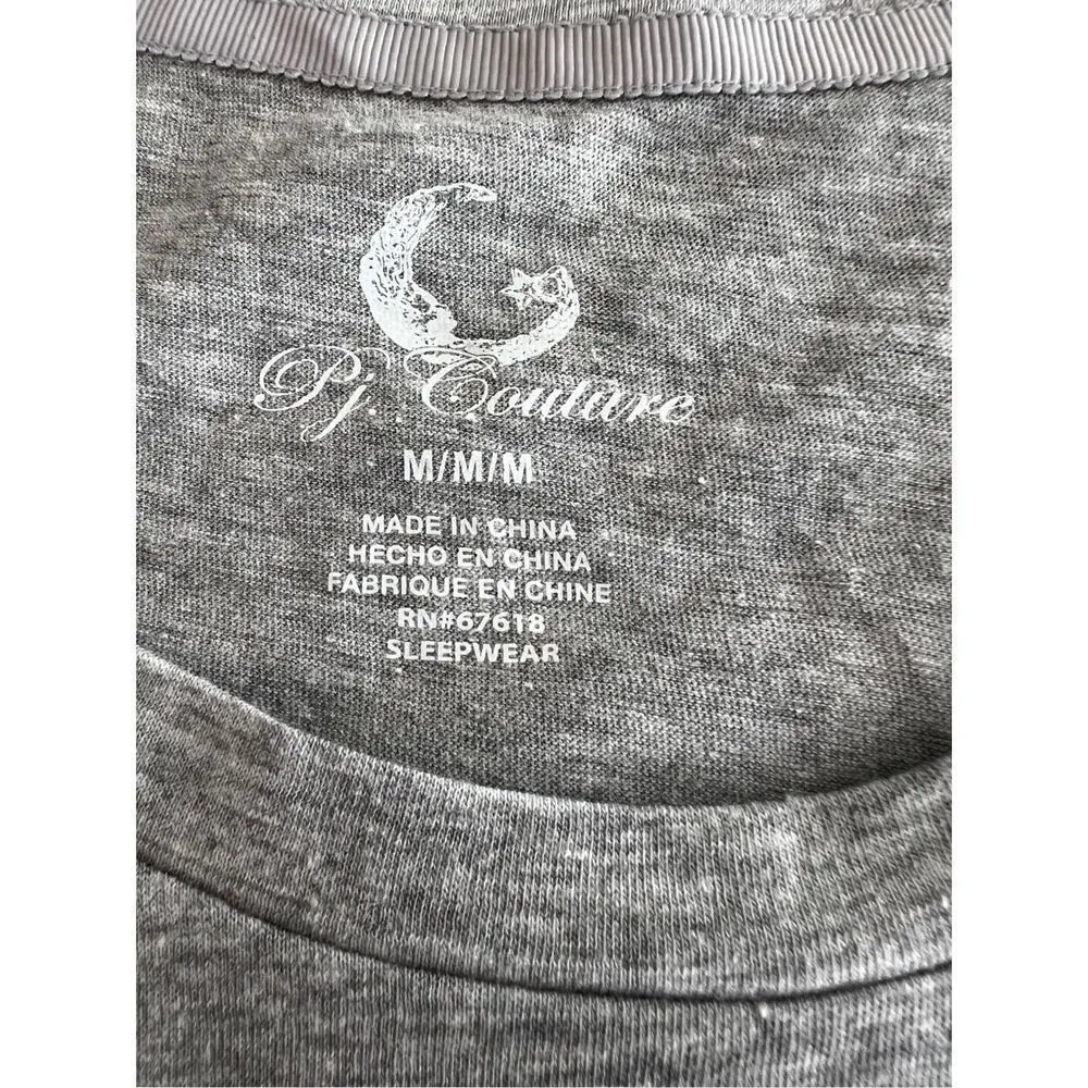 Panda pajama top size M Gray Size M - Image 5