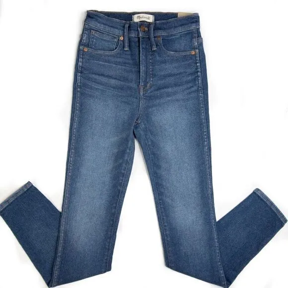 NWT Madewell‎ 10" High-Rise Skinny Jeans in Winston Wash, size 25 - Image 9
