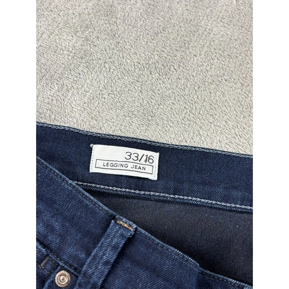 Gap 1969 Legging Jean Womens 33/16 Blue Denim - Image 3