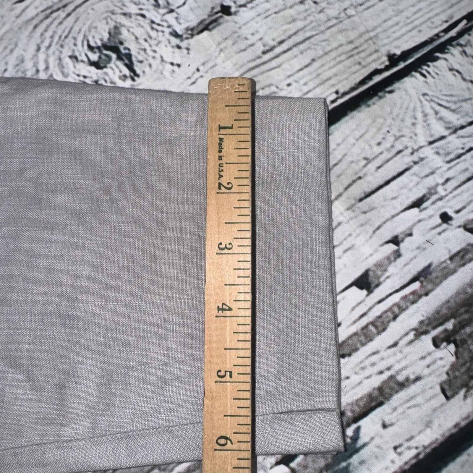 Tweeds Women's Light‎ Gray Linen Pleated High Waist Career Pants [Size 8] - Image 6