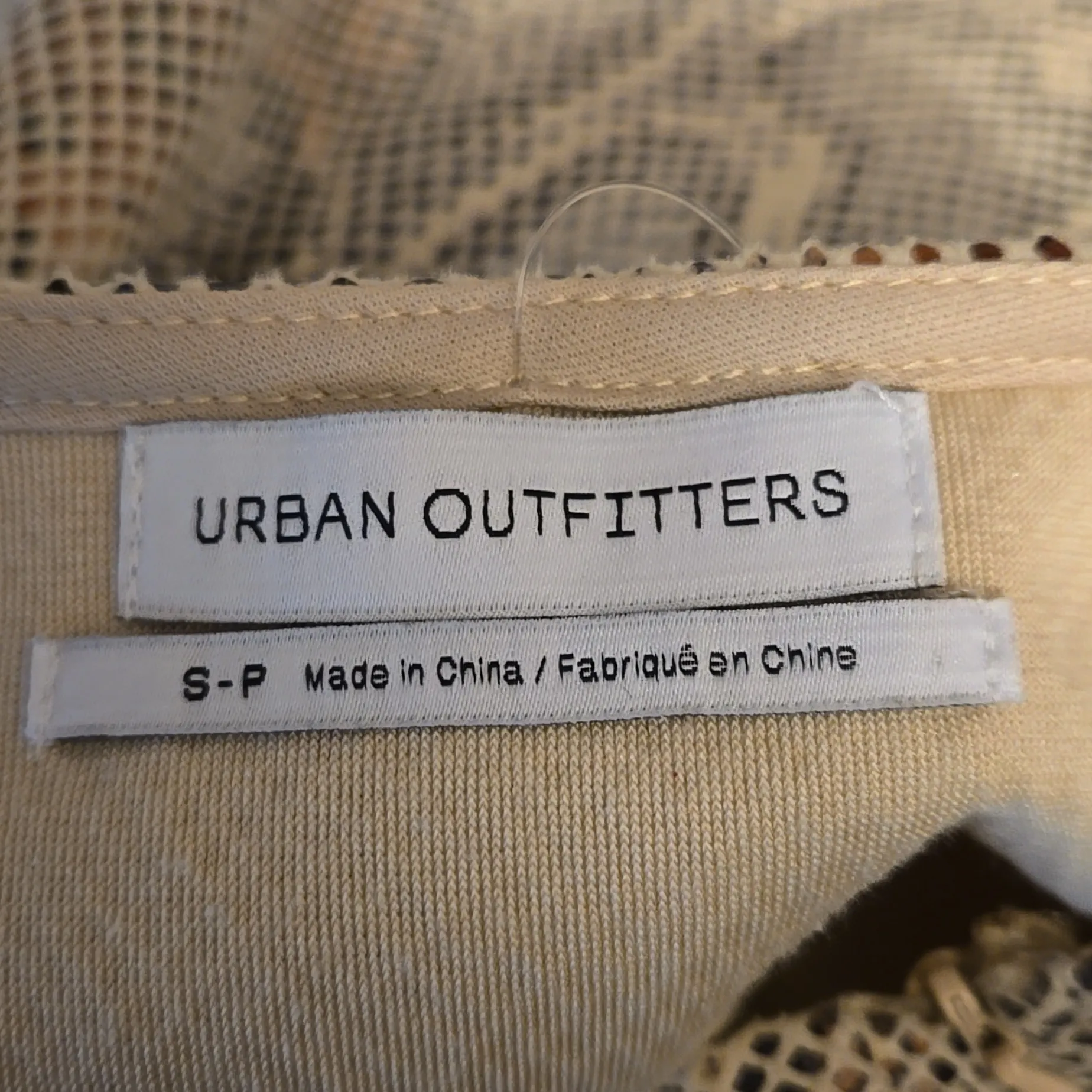 UO Textured Snake Print Mini Dress Size  Small NWT - Image 8