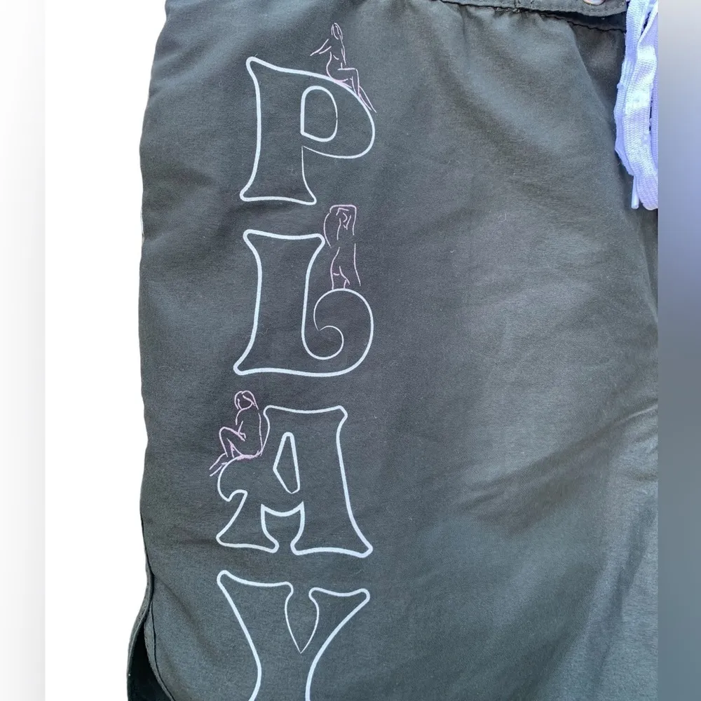PACSUN Playboy women's size medium dark green boardshorts - Image 4