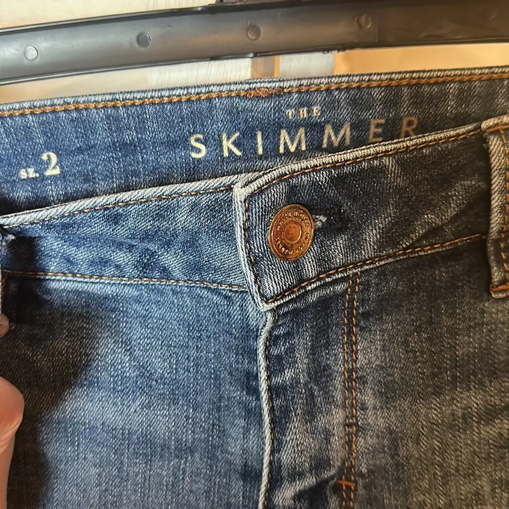 White House Black Market The Skimmer Skinny Jeans With Faux Leather Detailing - Image 5