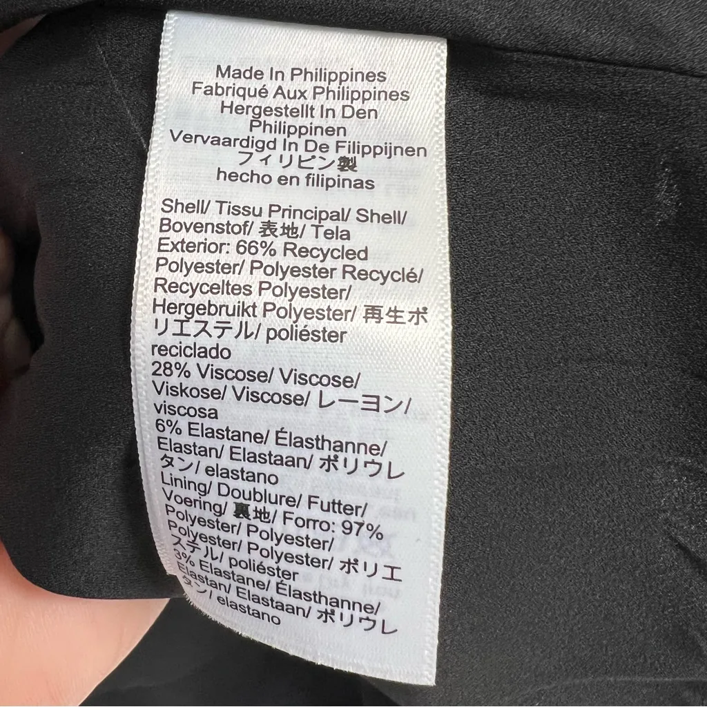 J. Crew Parc Dress Four Season Stretch Fabric in Black Size 16 NWT - Image 10