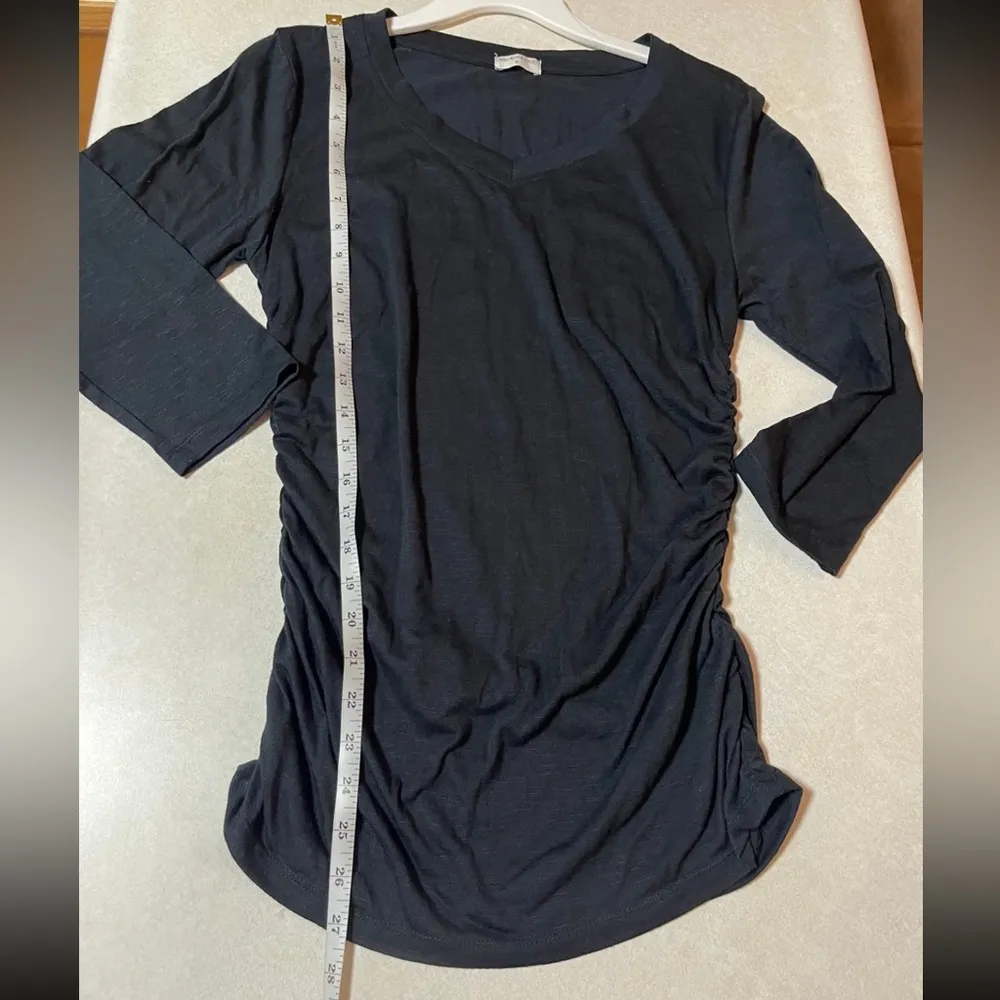 Melrose Chic Pregnancy Black 3/4 sleeves Top Size S - Image 6