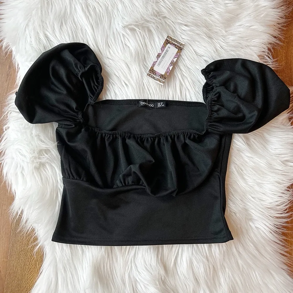 Boohoo Puff Sleeve Top - Image 2