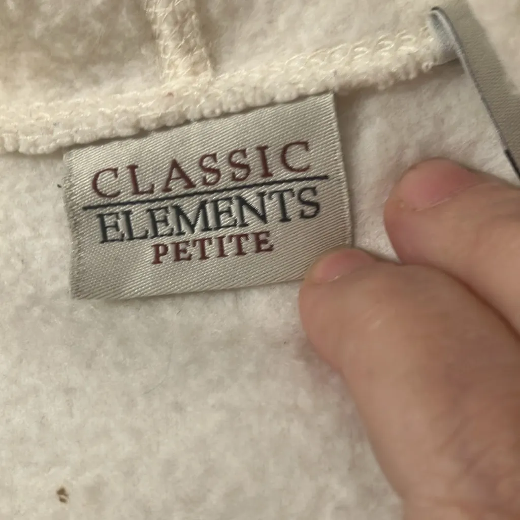 FINAL MARKDOWN Classic elements hooded fleece jacket xl petite - Image 3