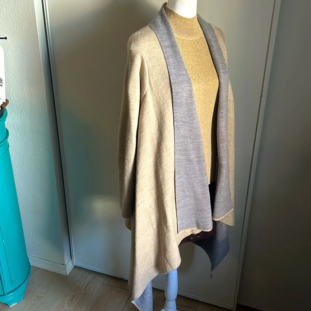 Love by Design Women’s Open Front Shawl Collar Long Cardigan Sweater - Image 3