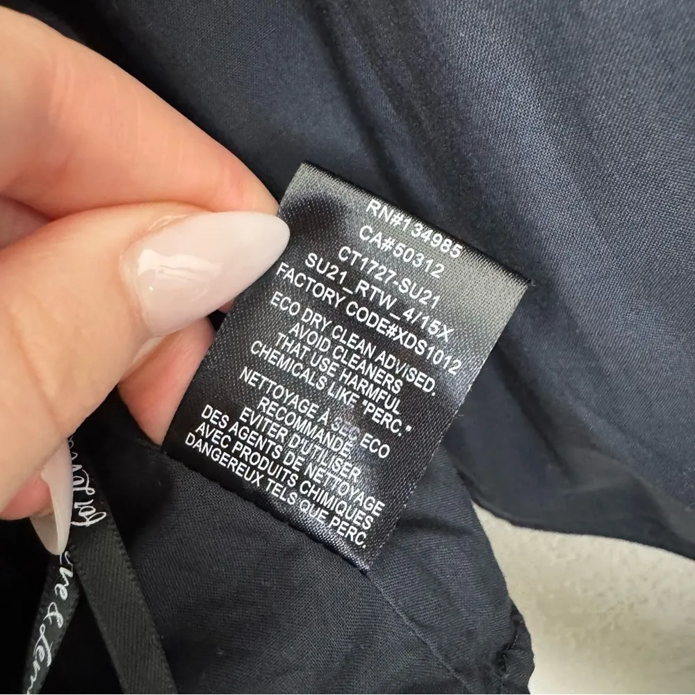 For Love & Lemons Joanna Crop Top in Black Size Medium NWT - Image 8