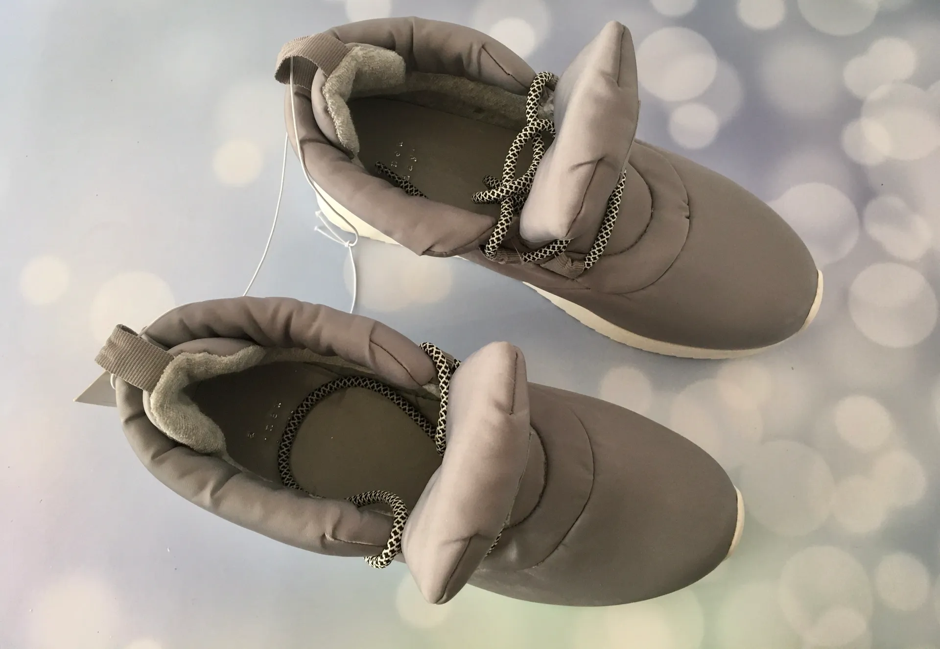 Gray Sneaker Boots, Size 8 - Image 4