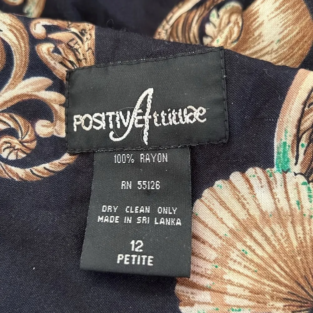 Vintage Positive Attitude Seashell Romper Size 12P - Image 4