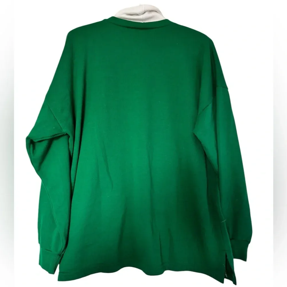 Green Bear Nutcracker Turtle Neck‎ Christmas Sweater Size 18W Red - Image 2