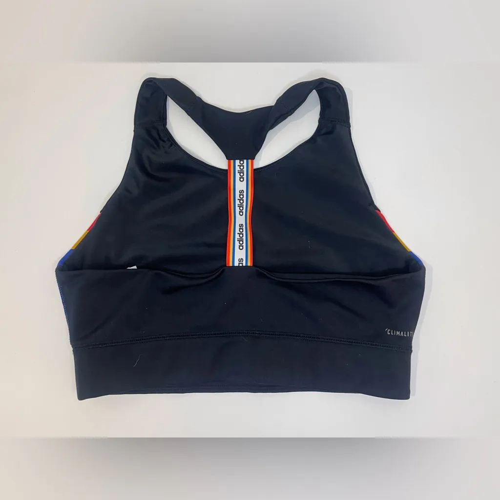 Adidas Women’s Side-Stripe Low-Impact Sports‎ Bra Size S - Image 2