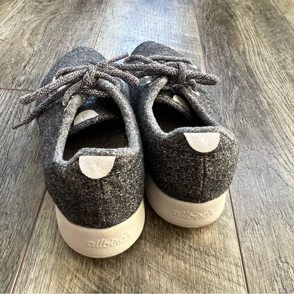 Allbirds Women’s Wool Runners Size 9 Charcoal Grey Athletic Shoes - Image 3