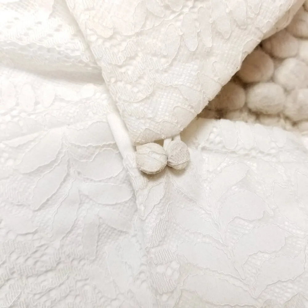 NWT Fame and Partners Chelsey White Lace Wedding Gown Dress Sz 2 - Image 14