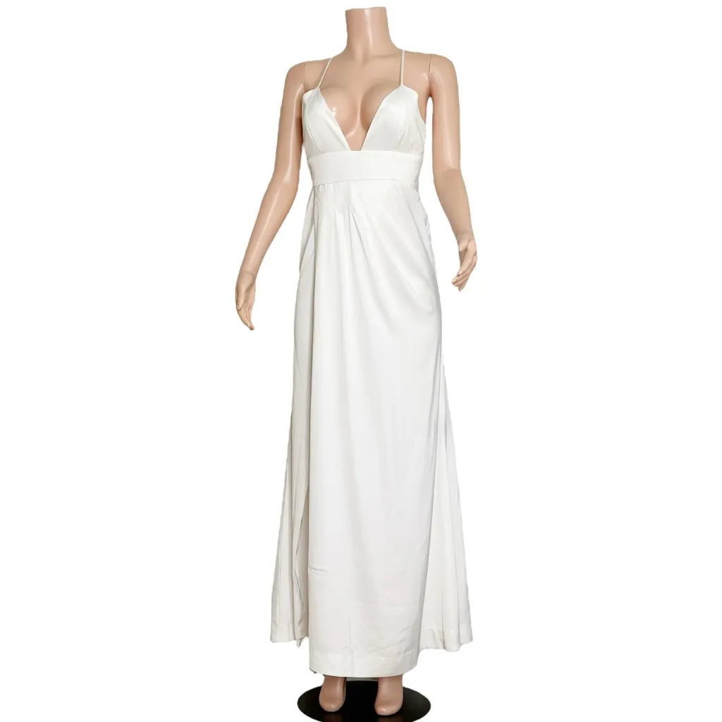 Lovers + Friends  Anyssa Gown, White, Small - Image 8