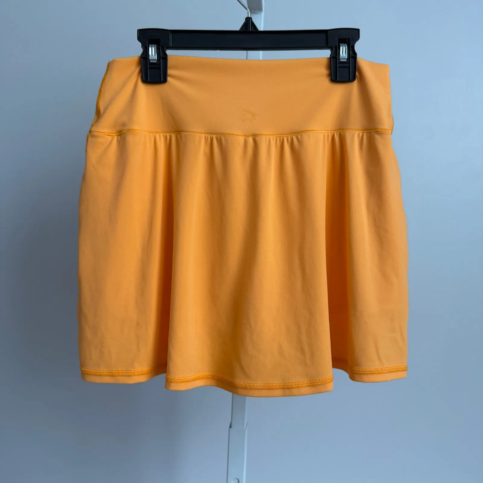 Aerie OFFLINE sz‎ M Orange Skort Built-in Shorts Tennis Pickleball Activewear - Image 8