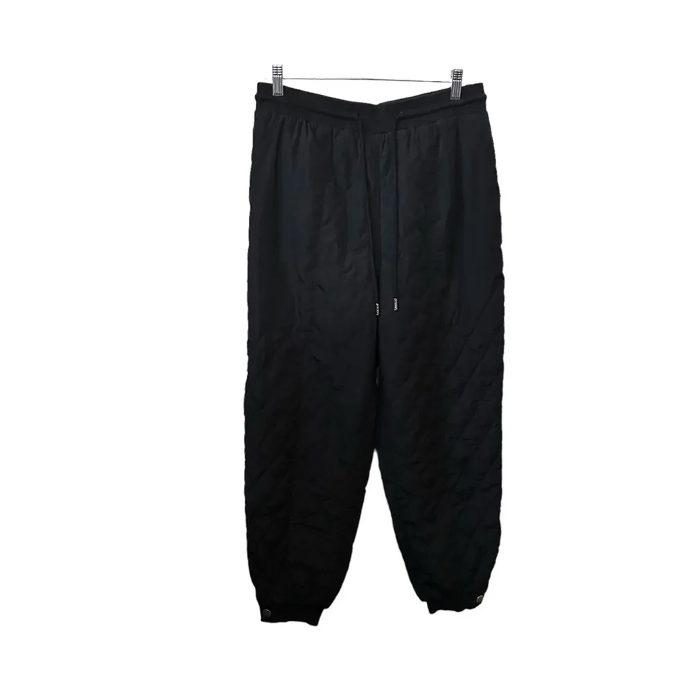Sandy Liang x Target Black Mid-Rise Quilted Jogger Pants Size Medium. - Image 3