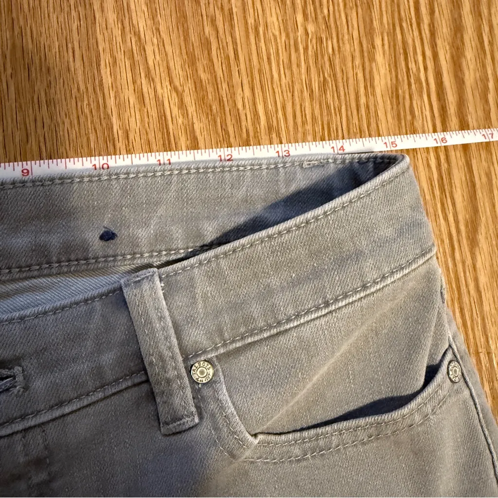 Talbots Flawless Womens Slim Ankle Petite Jeans Size 6P Gray High Rise - Image 7