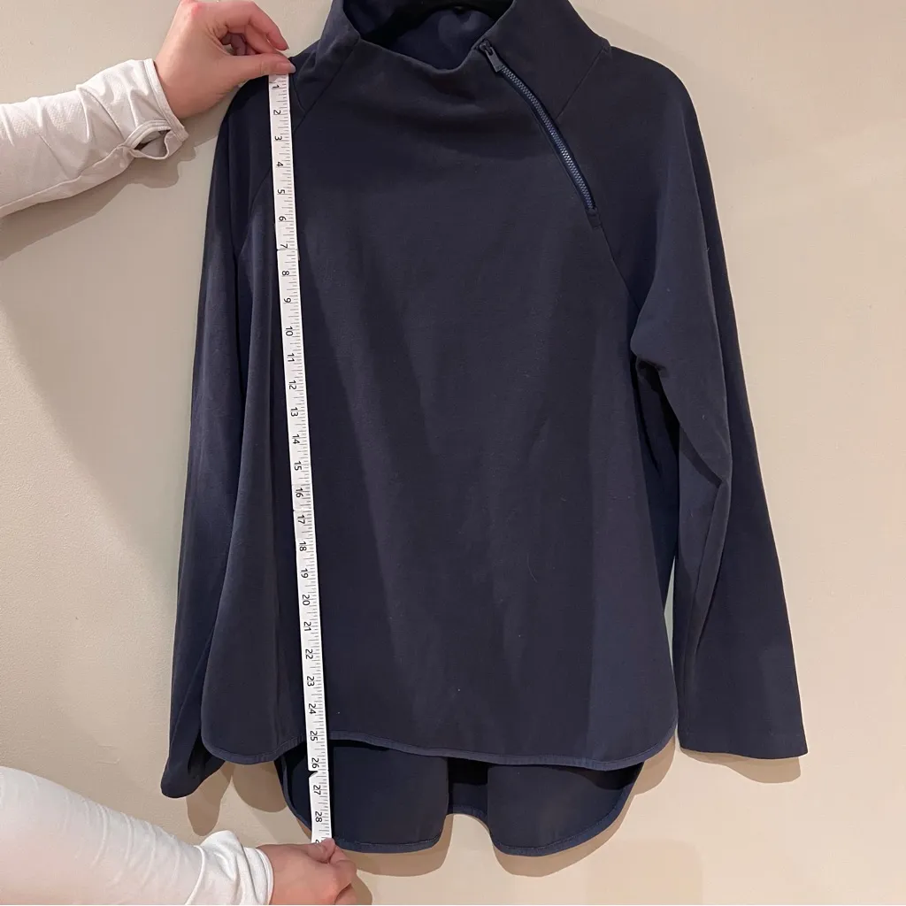 Southern Tide Navy Quarter Zip Sweater - Image 5