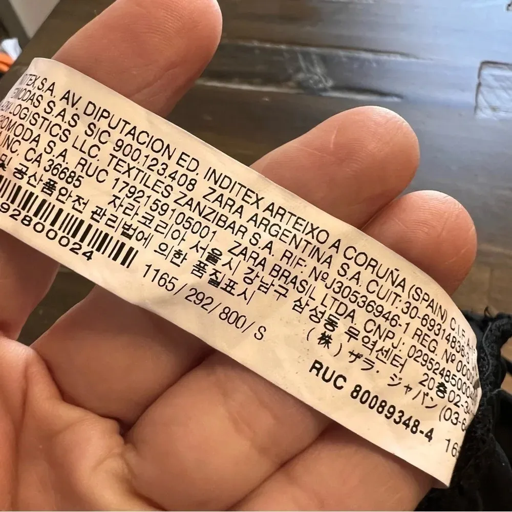 Zara Ruched Black Strappy Bodysuit Open Back Cutout Small Layering - Image 11