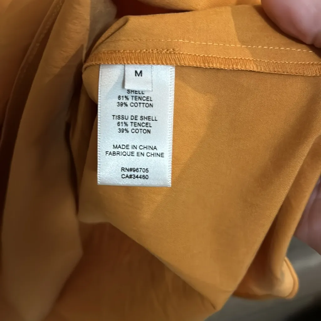 REBECCA TAYLOR TWIST STRAP SLUB SATEEN‎ DRESS IN TIGER LILY SIZE MEDIUM - Image 4