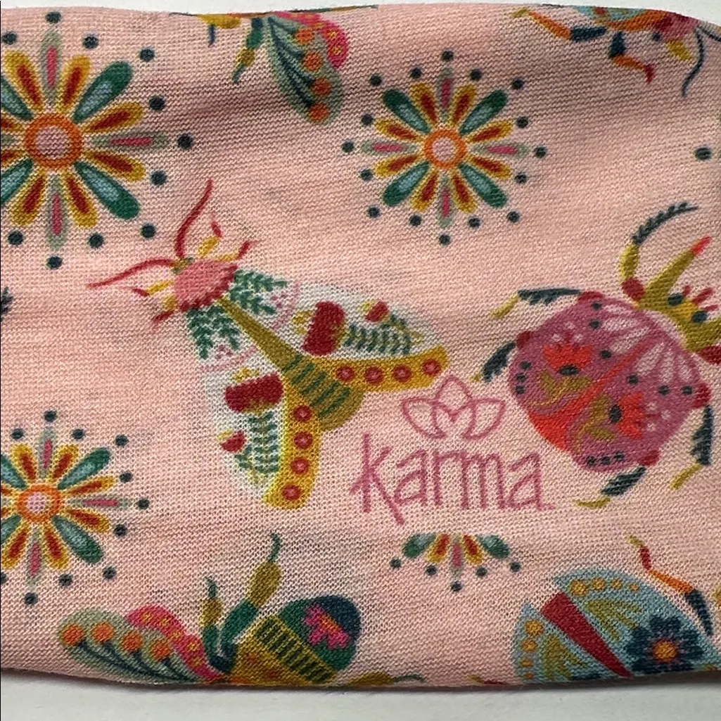 Karma Gifts Thin Headband, Bugs #1053 Pink - Image 2