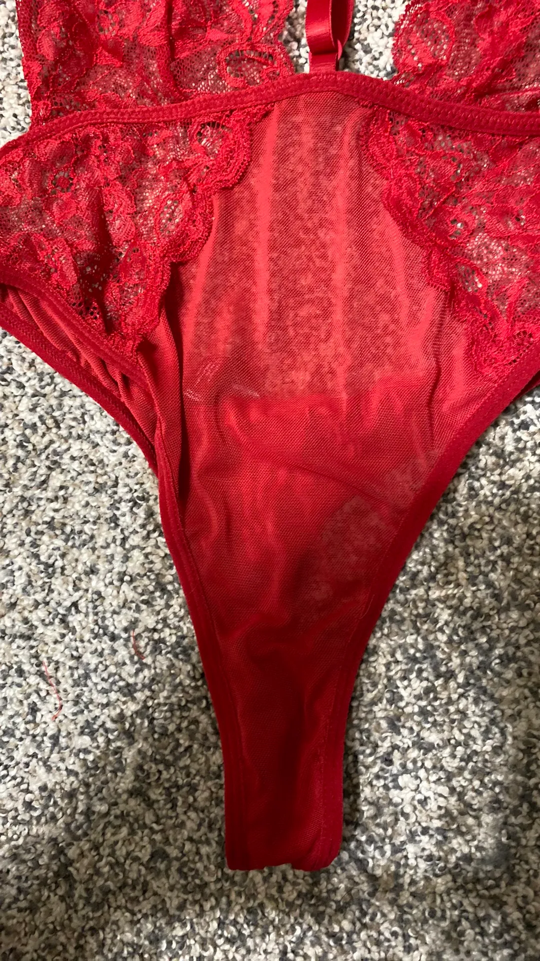 Teddy Lingerie Red Size M - Image 6