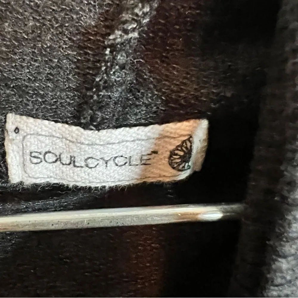 Soul Cycle Pull Over Hooded Sweatshirt Size Medium‎ Comfy Soft Athleisure - Image 2