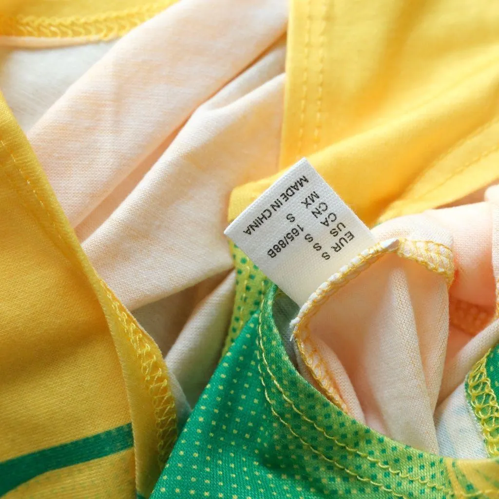 Green and Yellow Graphic GIRLS Tank Top - Image 4